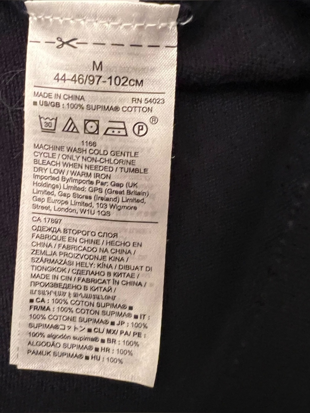 Banana Republic Men's Colorblock Sweater Hoodie - Blue and Black, Size Med - Picture 6 of 6